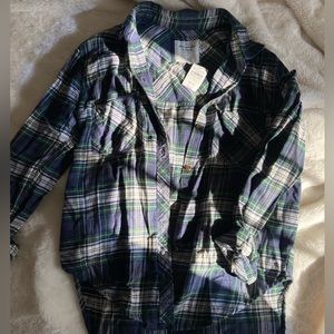 Brand new Abercrombie & Fitch flannel
